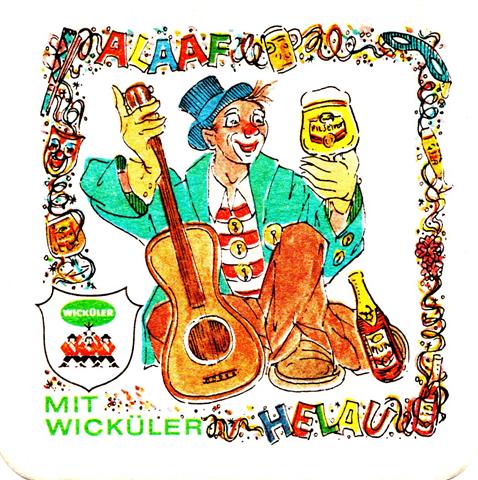 wuppertal w-nw wick karneval 4a (quad180-clown mit gitarre)